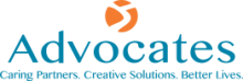 Advocates Logo, Caring Partners, Creative Solutions, Better Lives